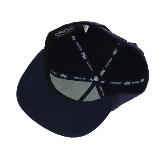 Navy Blue Pequeños Snapback Cap - Official Navy Blue Pequeños Snapback Cap - Official