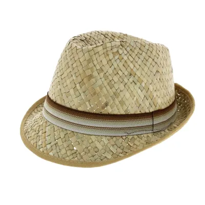 Chapeau Trilby Paille Enfant Carpinetto - Traclet Reference : 4553 | Chapellerie Traclet
