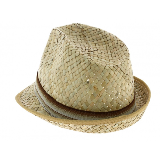 Chapeau Trilby Paille Enfant Carpinetto - Traclet