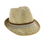 Carpinetto Kids Straw Trilby Hat - Traclet