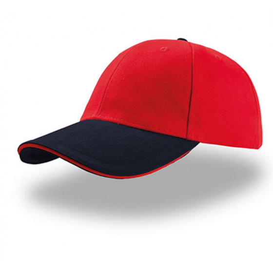 Baseball cap LIBERTY SANDWICH RED-NAVY SANDWICH RED