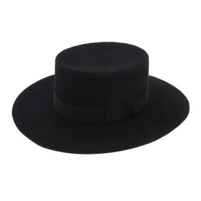 Chapeau Séville Feutre Laine Noir - Traclet Reference : 6830 | Chapellerie Traclet