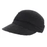 Casquette Paille Naturelle Noir - Seeberger Reference : 6831 | Chapellerie Traclet