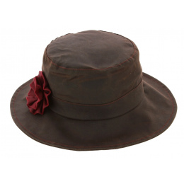 Bob Coton Huilé Imperméable Marron - Herman
