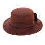Rust Waterproof Waxed Cotton Bucket Hat - Herman