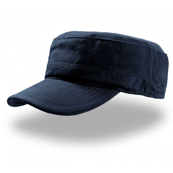 Navy Cotton Cuban Tank Cap