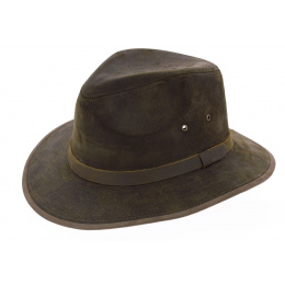 Brown & Khaki Flinder Traveller Hat - Traclet
