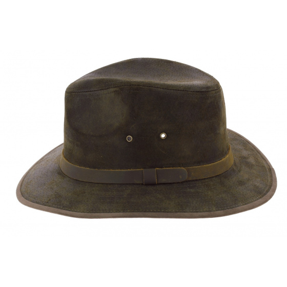 Brown & Khaki Flinder Traveller Hat - Traclet
