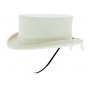 White Fur Felt Amazon Hat - Guerra 1855
