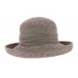 Natural Straw Lavender Breton Hat - Seeberger