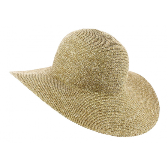 Saint Barth Beige Paper Straw Summer Wide Brim Hat - Seeberger