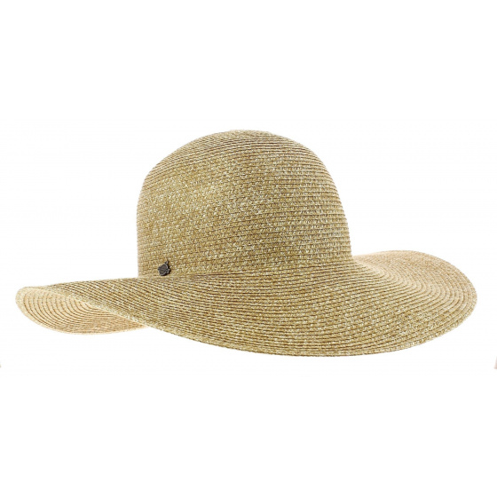 Saint Barth Beige Paper Straw Summer Wide Brim Hat - Seeberger