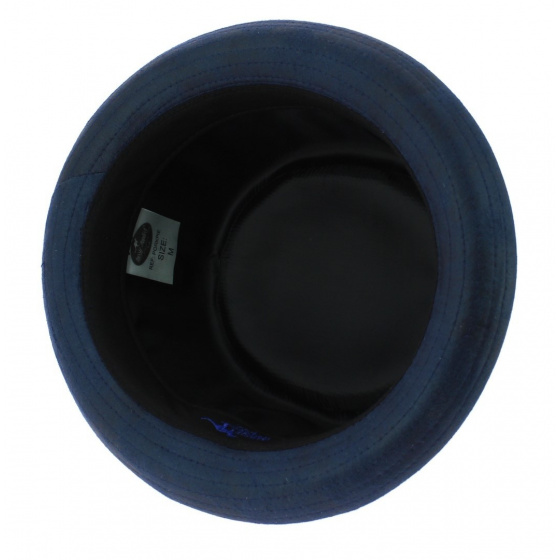 Chapeau Porkpie Davis Bleu - Aussie Apparel Chapeau Porkpie Davis Bleu - Aussie Apparel