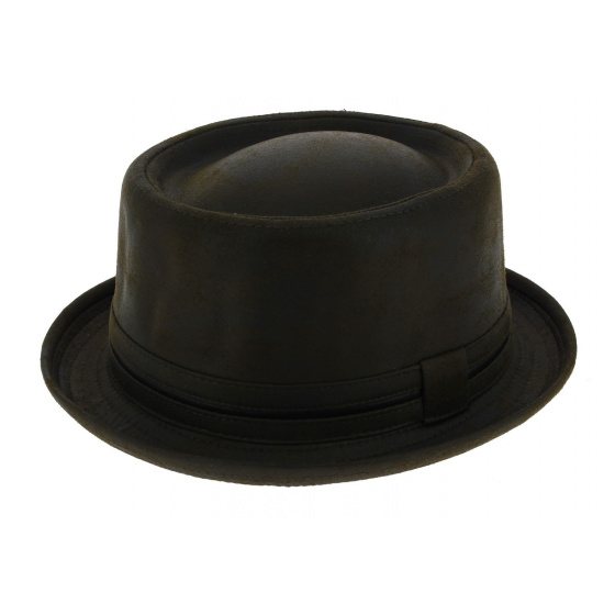 Brown Mike Porkpie Hat - Aussie Apparel