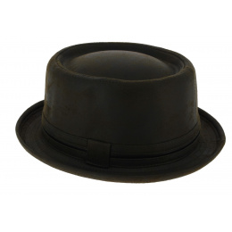 Brown Mike Porkpie Hat - Aussie Apparel