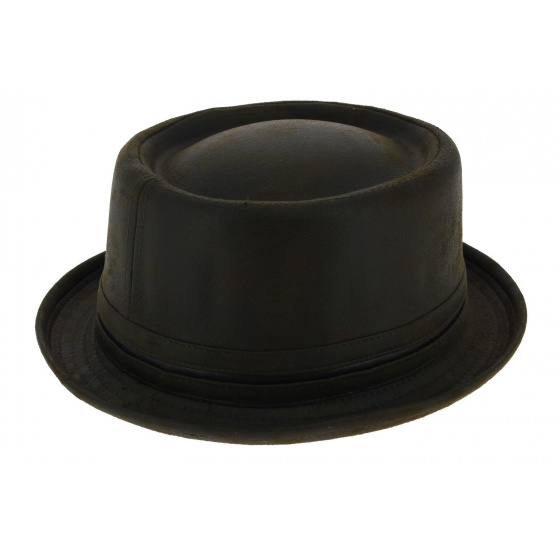 Chapeau Porkpie Mike Marron - Aussie Apparel Chapeau Porkpie Mike Marron - Aussie Apparel