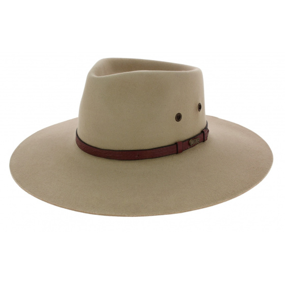 Beige Territory Fur Felt Hat - Akubra