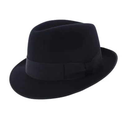 Chapeau Fédora Petit Bords Style Blues Brother - Fléchet Reference : 6884 | Chapellerie Traclet