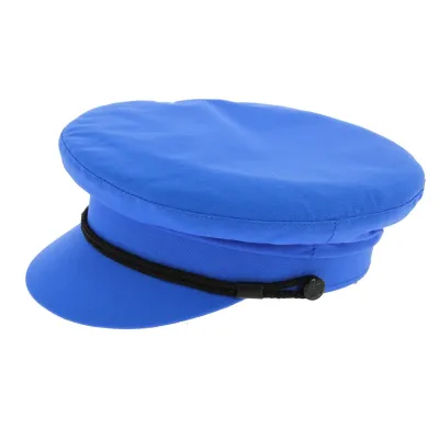 Blue Cotton Summer Sailor Cap - Modissima Reference: 2670 | Traclet Hat Shop