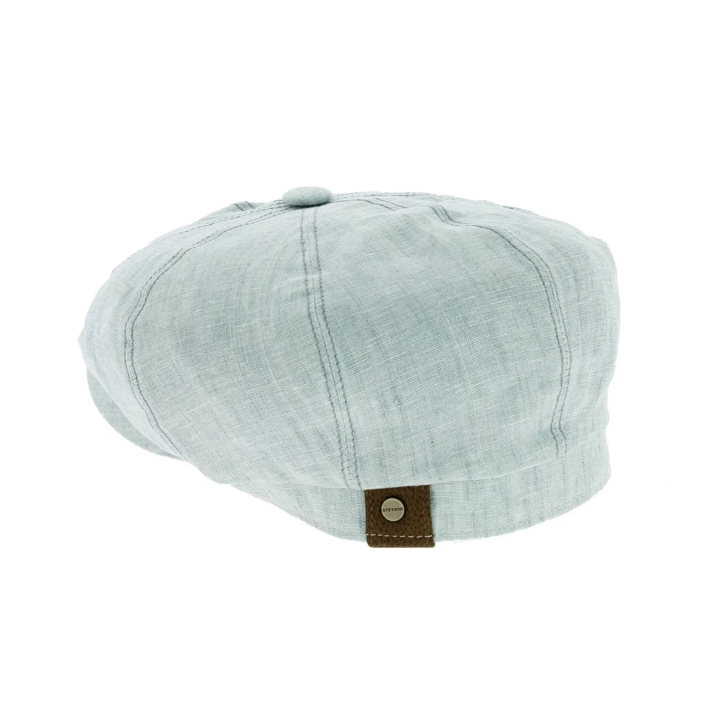 Blue-grey linen Hatteras cap Stetson Reference: 919 | Traclet Hat Shop