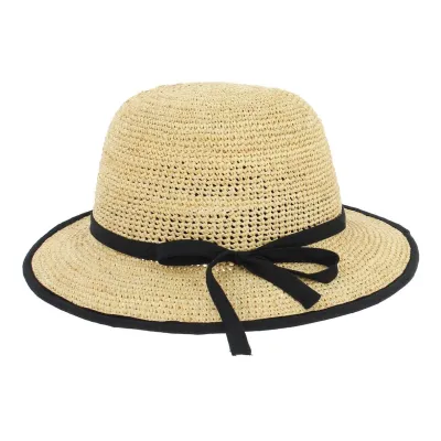 Raffia Cloche Hat - Natural Reference: 5304 | Traclet Hat Shop