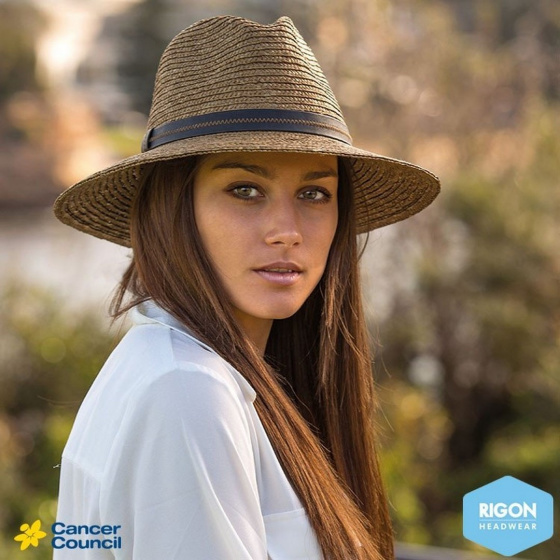 Chapeau traveller Camilla Laichow bronze - Rigon Headwear Chapeau traveller Camilla Laichow bronze - Rigon Headwear