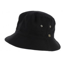Black Cotton Soho Bucket Hat - Mtm