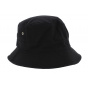 Black Cotton Soho Bucket Hat - Mtm
