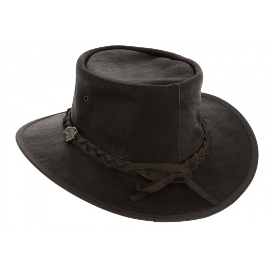 Chapeau Traveller Cuir Marron - Ayers Rock