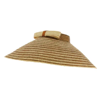Wulan Two-Tone Straw Chinese Hat - Traclet Reference: 6955 | Traclet Hat Shop
