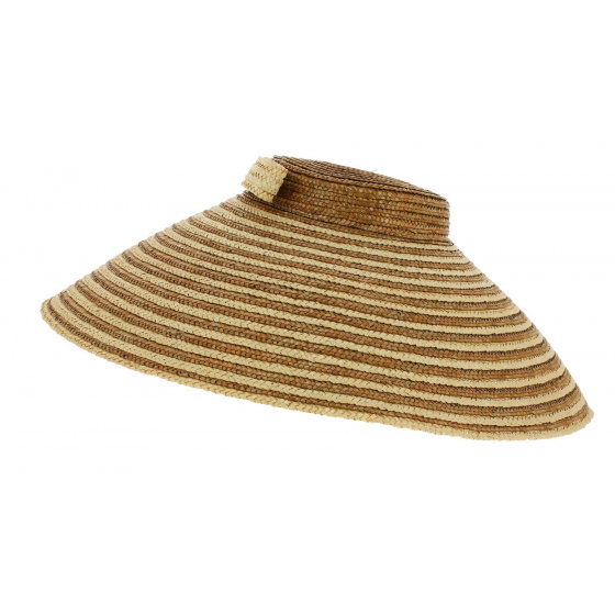 Chapeau Chinois Wulan Paille Bicolore - Traclet