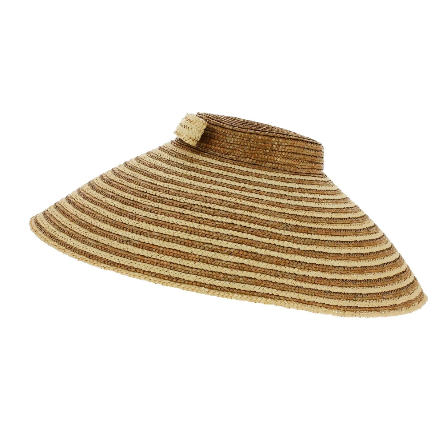 Chapeau Chinois Wulan Paille Bicolore - Traclet Reference : 6955 | Chapellerie Traclet
