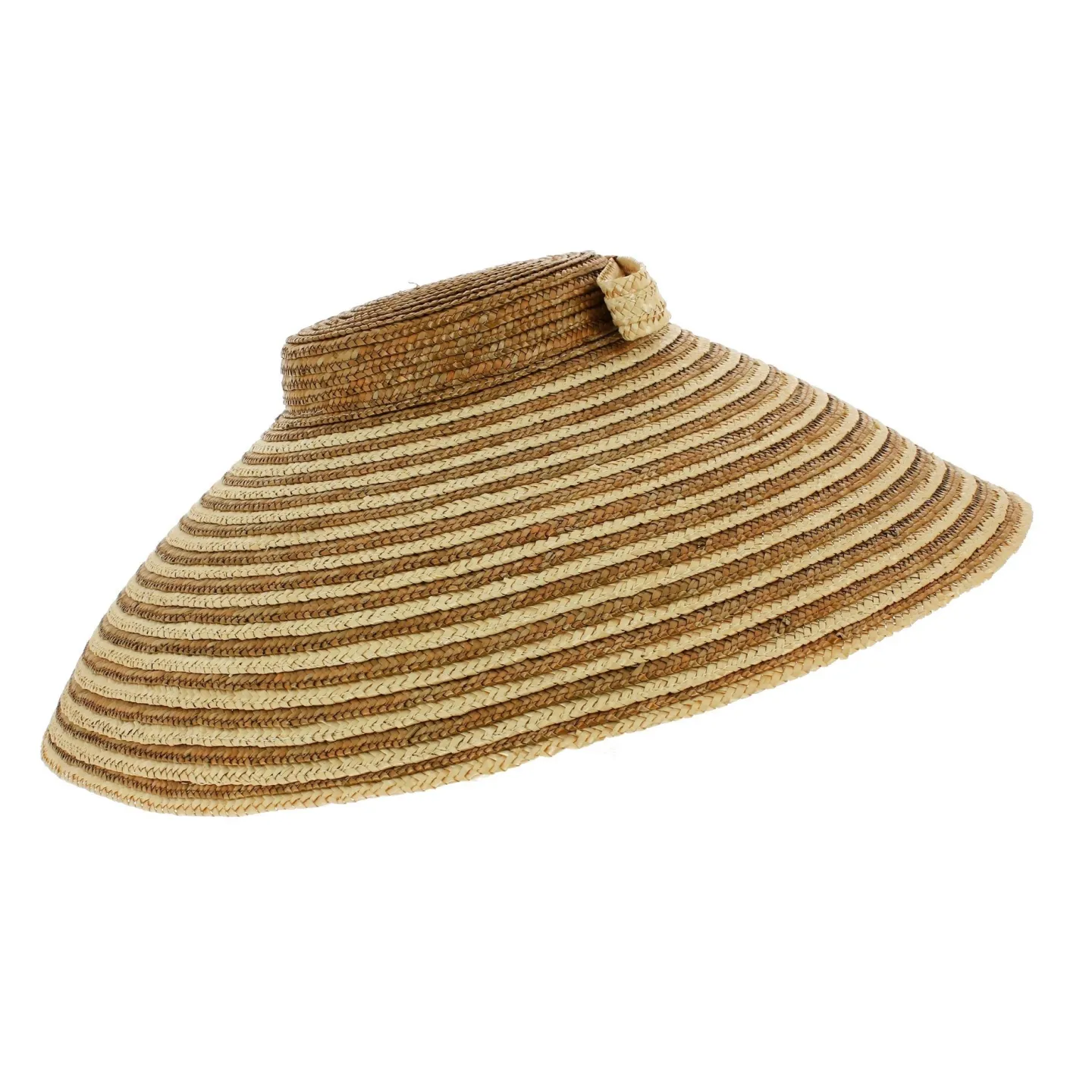 Chapeau Chinois Wulan Paille Bicolore - Traclet Reference : 6955 | Chapellerie Traclet
