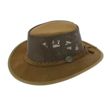 Australian Hat Foldaway Cooler Tobacco - Barmah Reference: 6956 | Traclet Hat Shop