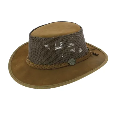 Australian Hat Foldaway Cooler Tobacco - Barmah Reference: 6956 | Traclet Hat Shop