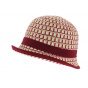 Burgundy Cloche Hat Imperia - Anna Rizzo