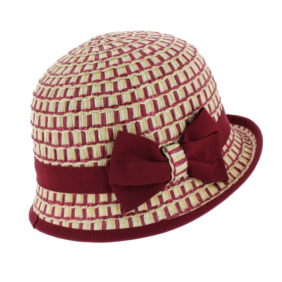 Chapeau Cloche Imperia Bordeaux - Anna Rizzo