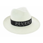 Fédora Roca Brava Panama Hat Embroidered Ribbon - Traclet