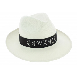 Roca Brava Panama Fedora Hat with Embroidered Ribbon - Traclet