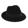 Chapeau Trilby Costello Feutre Laine Noir - Traclet Reference : 6986 | Chapellerie Traclet