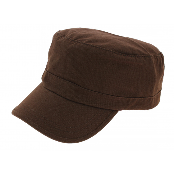 Brown Cotton Army Cap - Beechfield