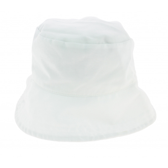White Cotton Kids Bucket Hat - Traclet