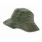 Angkor Khaki Cotton Outdoor Bucket Hat