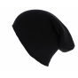 Black Acrylic Oversized Beanie - Beechfield