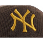Brown NY Yankees Acrylic Beanie - 47 Brand