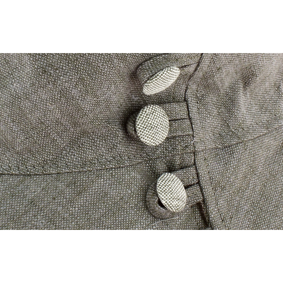 Grey Linen Jane Bucket Hat - Olney