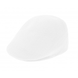 White Herringbone 507 Duckbill Cap - Kangol