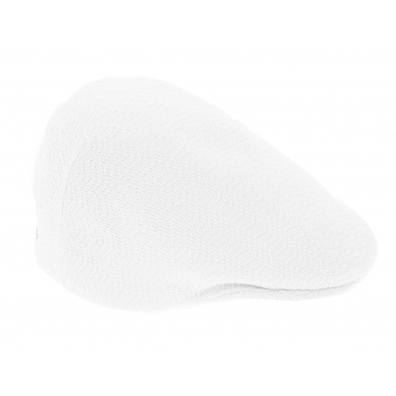 White Herringbone 507 Duckbill Cap - Kangol