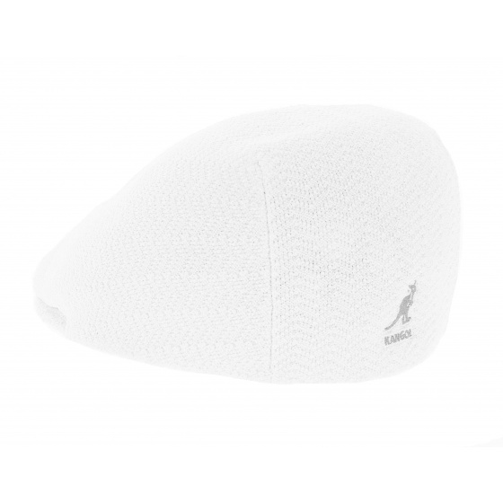 White Herringbone 507 Duckbill Cap - Kangol
