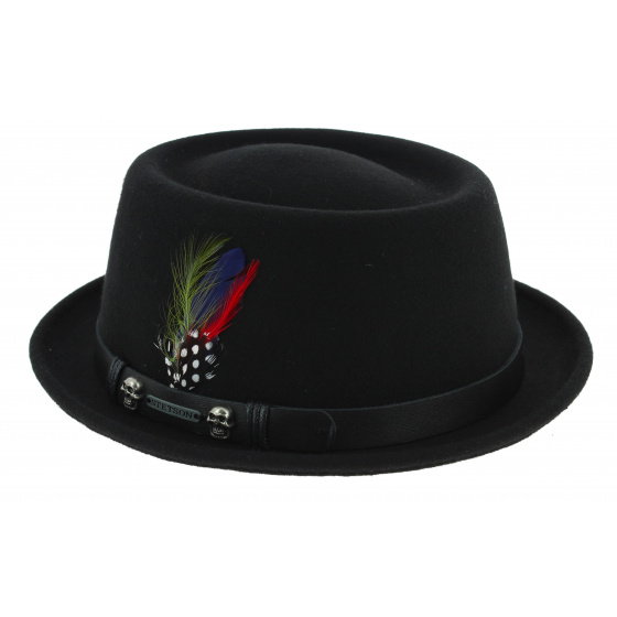 Chapeau Porkpie Pennsylvania Lions Woolfelt - Stetson Chapeau Porkpie Pennsylvania Lions Woolfelt - Stetson
